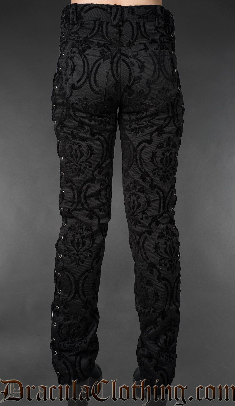 Brocade Spiked Pants – DraculaClothing