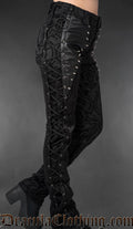Brocade Spiked Pants