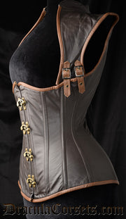 Steampunk Apocalyptic Clasp Corset