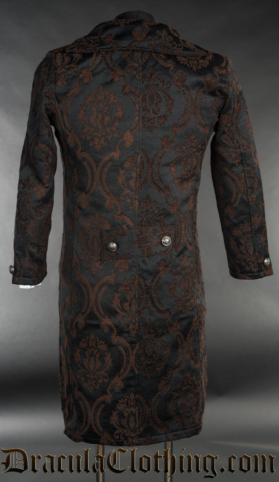 Steampunk Brocade Elegant Tailcoat