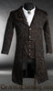 Steampunk Brocade Elegant Tailcoat