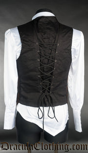 Steampunk Brocade Long Vest