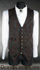 Steampunk Brocade Long Vest