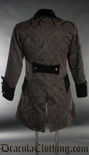 Steampunk Brocade Pirate Jacket