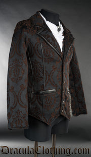 Steampunk Brocade Tesla Jacket 