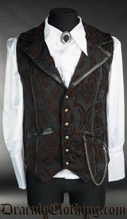 Brocade Steampunk Tesla Vest