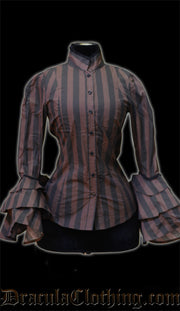 STEAMPUNK BUCKLE BLOUSE