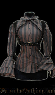 Steampunk Buckle Blouse