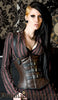 Steampunk-Korsett aus Leder mit Schnalle