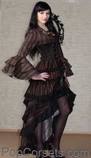 Falda con capas estilo steampunk