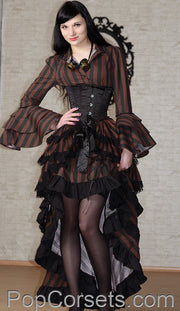 Falda con capas estilo steampunk