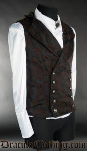 Steampunk Double Buttoned Vest