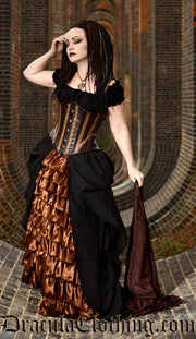 Steampunk Leather Corset