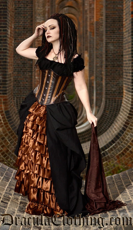 Steampunk Leather Corset 20