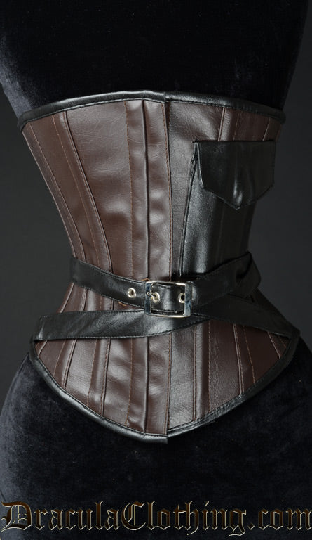 Steampunk Faux Pocket Corset 