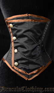 Steampunk Officer Underbust Corset