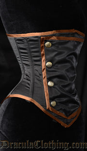 Steampunk Officer Underbust Corset