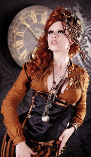 Steampunk Officer Underbust Corset