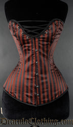Steampunk Striped Cleavage Corset