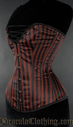 Steampunk Striped Cleavage Corset