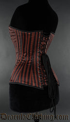 Steampunk Striped Cleavage Corset