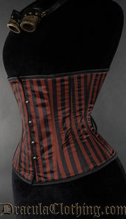 Steampunk Striped Corset