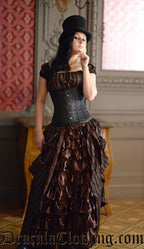Steampunk Striped Dress