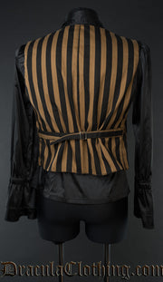 Steampunk Striped Vest