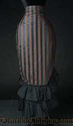 STEAMPUNK TWO LAYER BUSTLE SKIRT