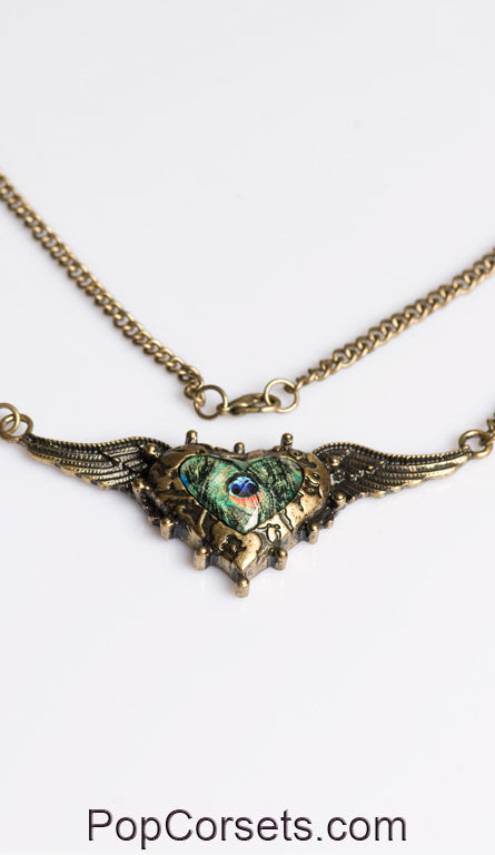 Steampunk Wings Necklace
