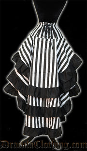 Striped Layer Bustle Skirt