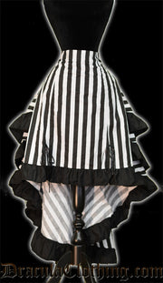 Striped Layer Bustle Skirt