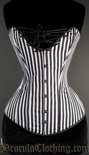 Striped Cleavage Corset