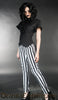 Striped Five Button Pants