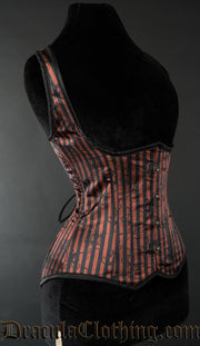 Striped Octopus Shoulder Corset