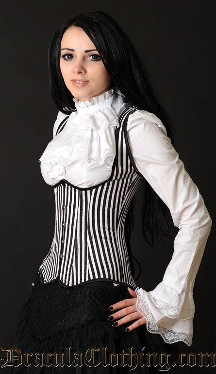 Striped Shoulder Corset