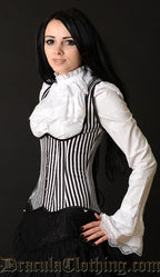 Striped Shoulder Corset