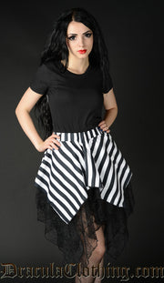 Striped Widow Skirt