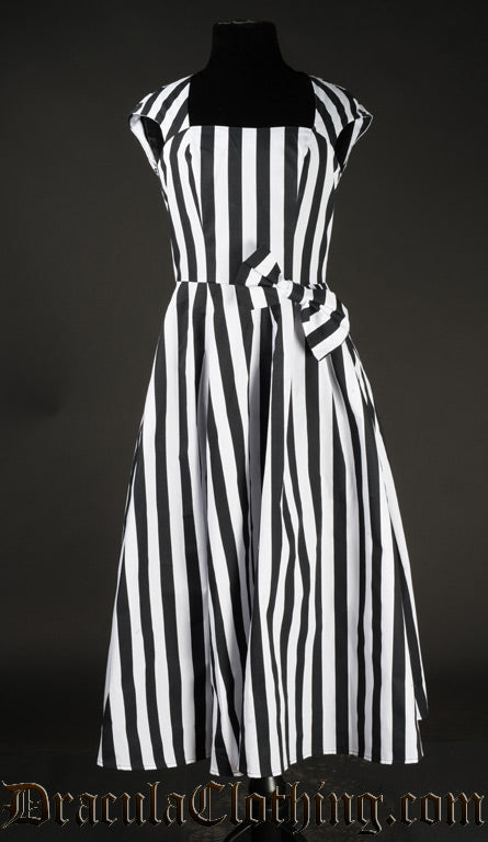 Striped Summer Dress L