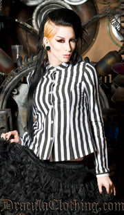 Striped Victorian Blouse