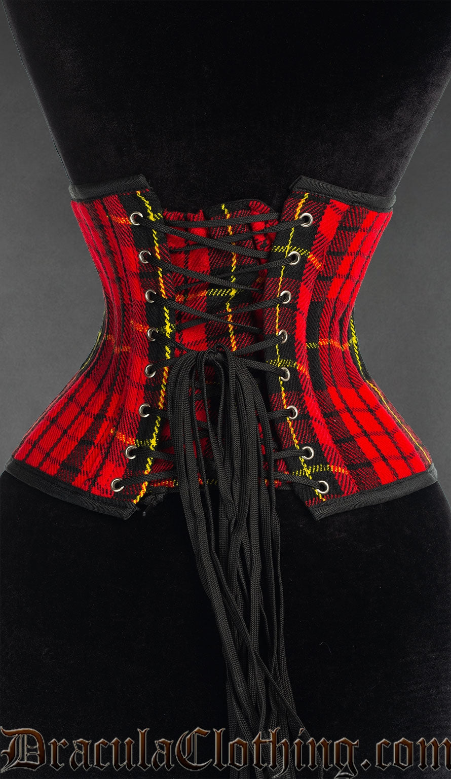 Tartan Double Boned Waist Cincher