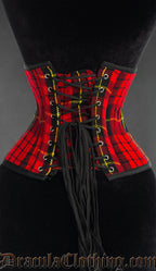 Tartan Double Boned Waist Cincher