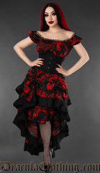 Vampire Bats Layer Bustle Skirt