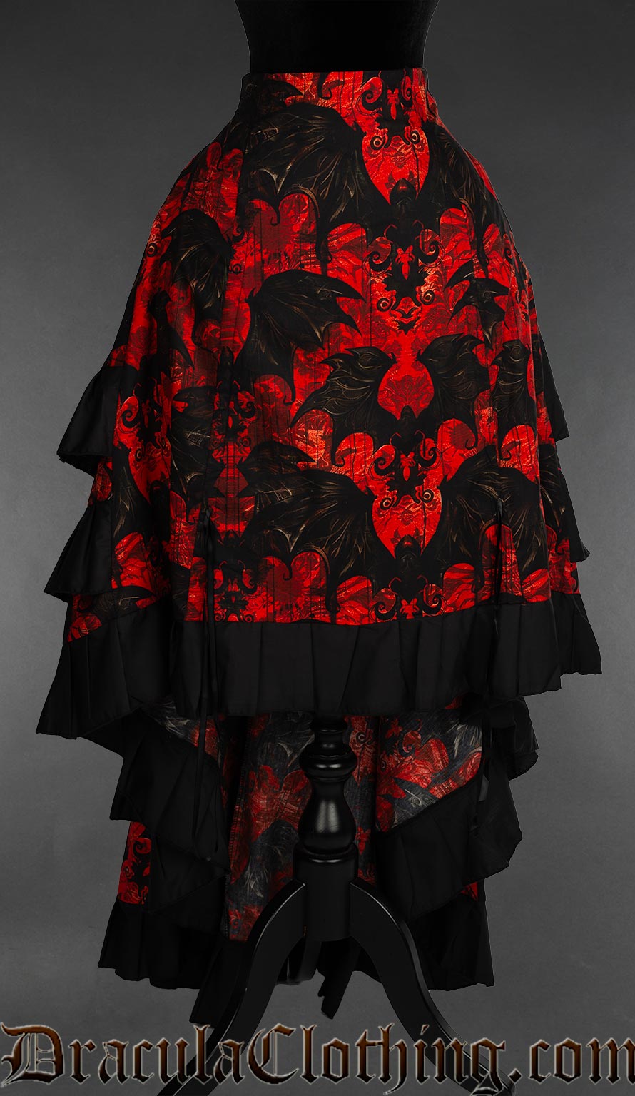 Vampire Bats Layer Bustle Skirt