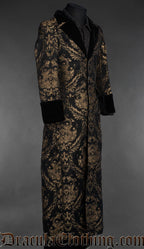 Vampire Gentlemen Gold Jacquard Coat
