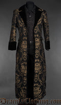 Vampire Gentlemen Gold Jacquard Coat