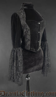 Velvet And Lace Victorian Jacket