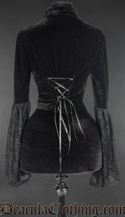 Velvet And Lace Victorian Jacket