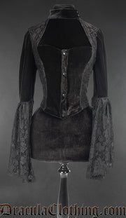 Velvet And Lace Victorian Jacket