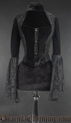 Velvet And Lace Victorian Jacket